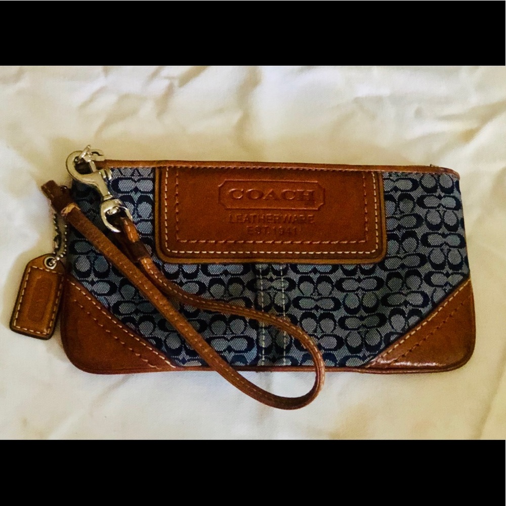 Coach Signature Wristlet